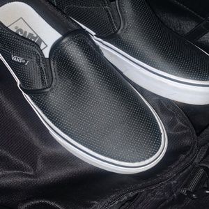 Leather Slip On Vans